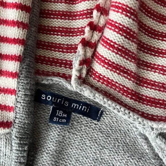18M Souris Mini zip front sweater - Picture 3 of 6